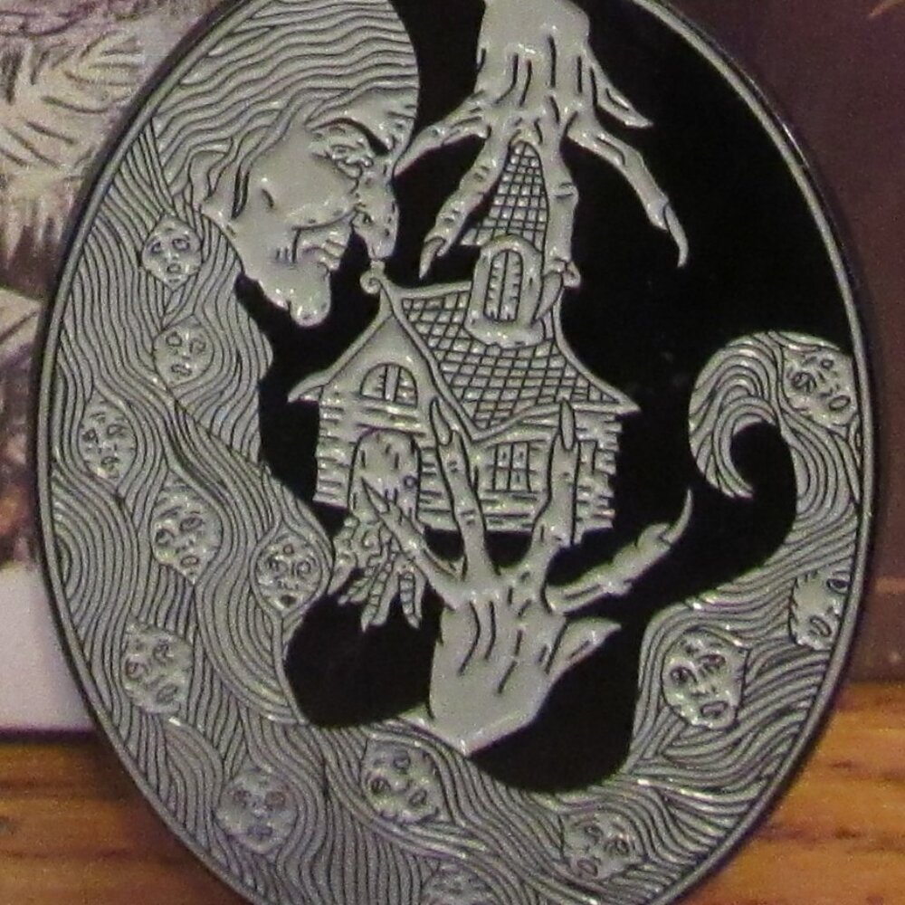 Baba Yaga Russian Forest Wicked Witch Lapel Pin Brooch Pendant Slavic Folklore